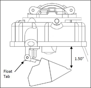 Carburetor-float-drop-adjustment